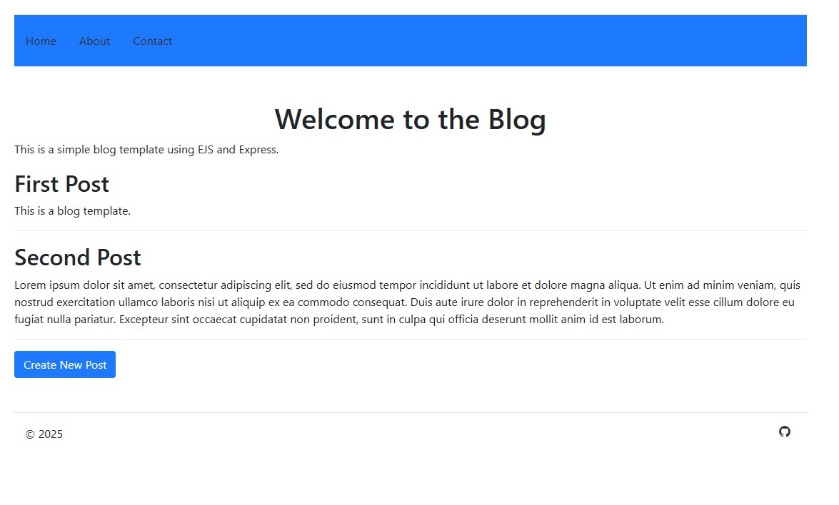 Blog Post App